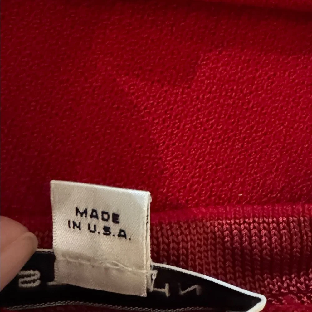 St. John Bold Red Sleeveless Tank Top size Large - Picture 6 of 8